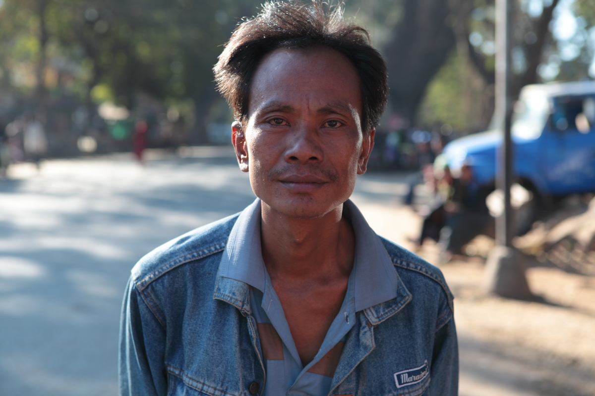 Asia, Asien, Myanmar, Burma, Kachin State, Myitkyina, People, Portrait, Men, Mann, Hans-Joachim Eggert