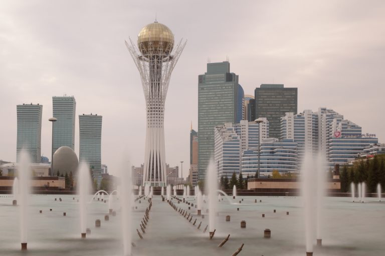 Asia, Asien, Kazakhstan, Kasachstan, Astana, Bajterek Tower, Turm, Hans-Joachim Eggert