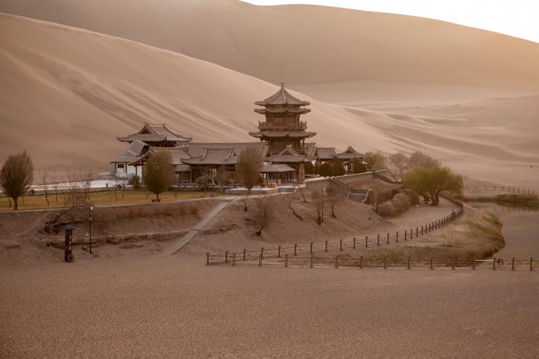 Asia, Asien, China, Gansu, Dunhuang, Crescent Lake, Taklamakan Desert, Wüste, Hans-Joachim Eggert
