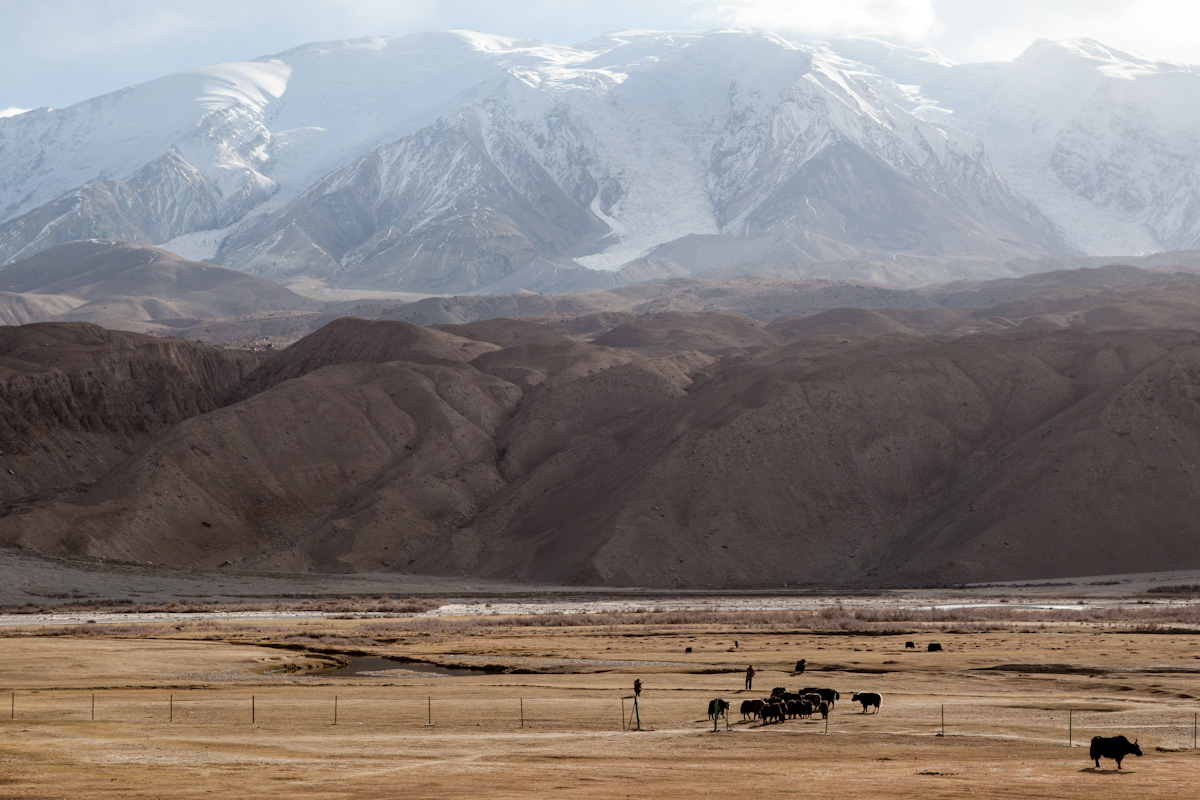 Karakorum in der Nähe vom Kala Kule Lake. Xinjiang - China
