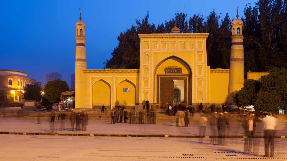 Asia, Asien, China, Xinjiang, Kashgar, Kashi, Id Kah Mosque, Heytgah Moschee, Hans-Joachim Eggert
