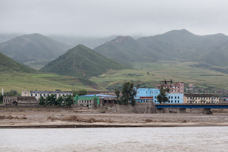 Tumen Yanbian Jilin Tumen Jiang Border Grenze China Nordkorea North Korea